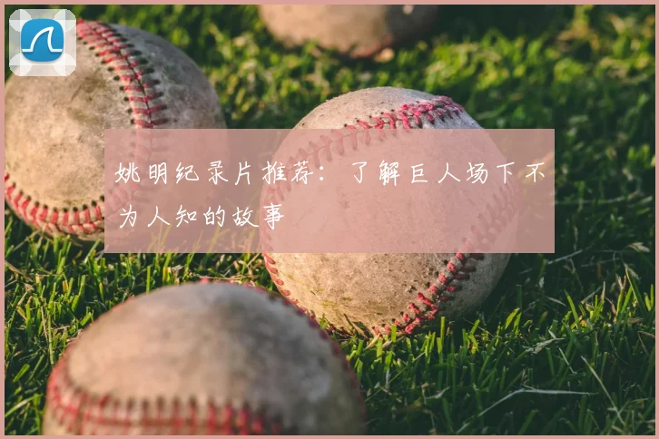 姚明纪录片推荐：了解巨人场下不为人知的故事