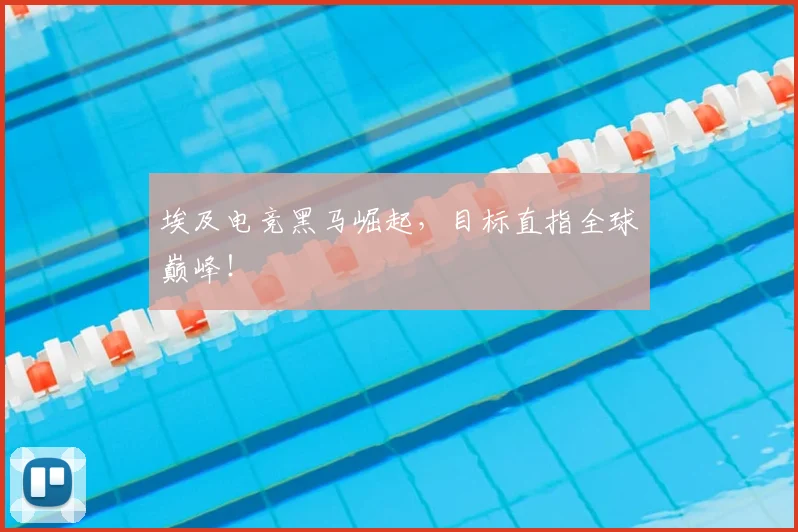 埃及电竞黑马崛起,目标直指全球巅峰!